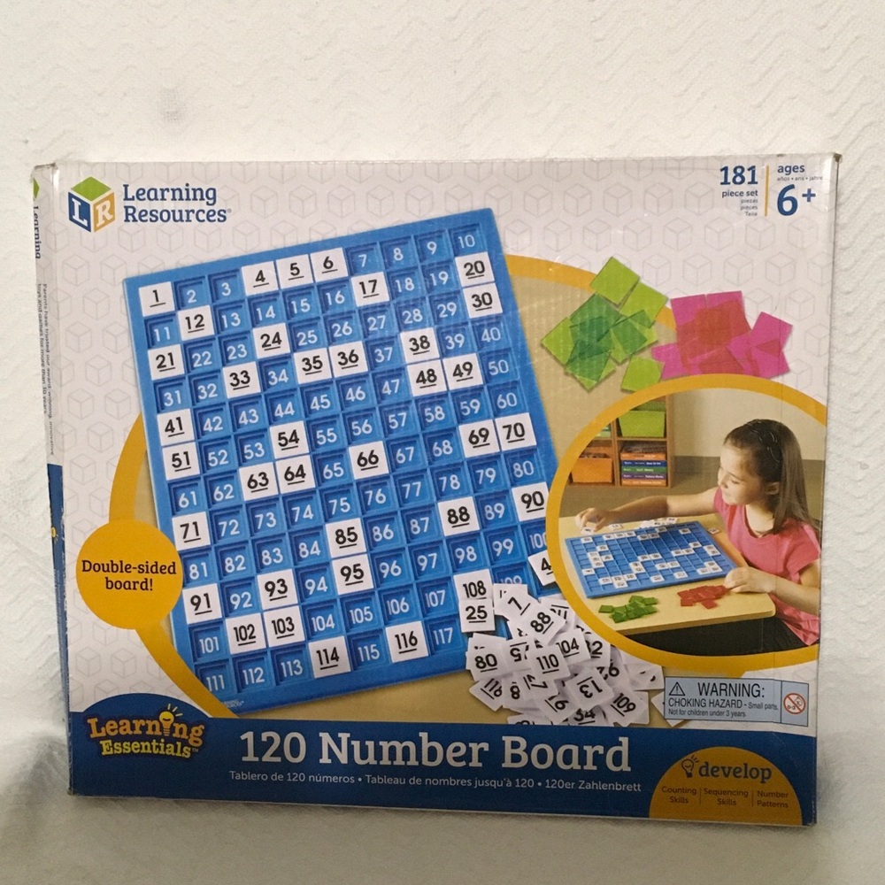 Learning Resources 120 Number Board